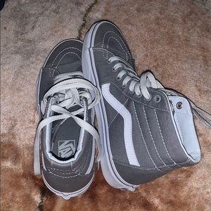 High top grey vans